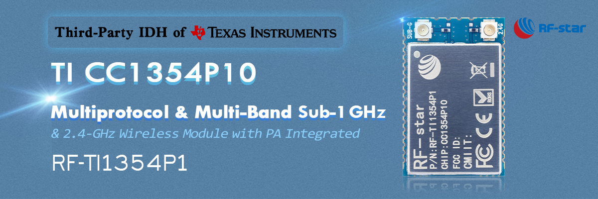 TI CC1352P7 Multiprotocol & Multi-Band Sub-1 GHz RF-TI1352P2