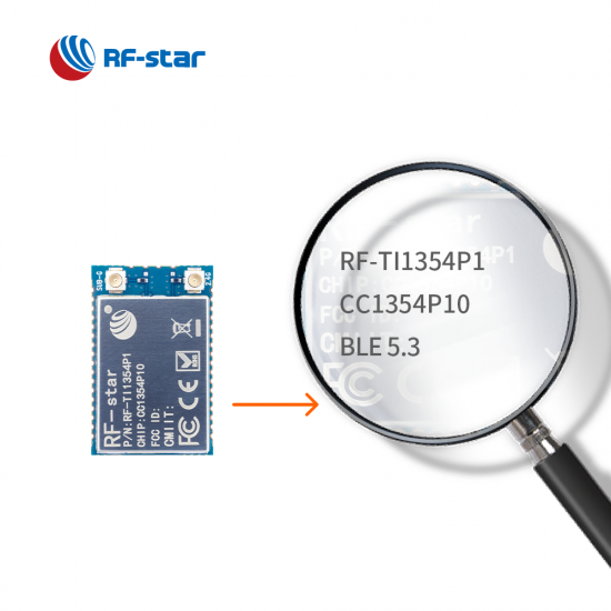 CC1354P10 Sub-1 GHz and 2.4-GHz Wireless Module RF-TI1354P1